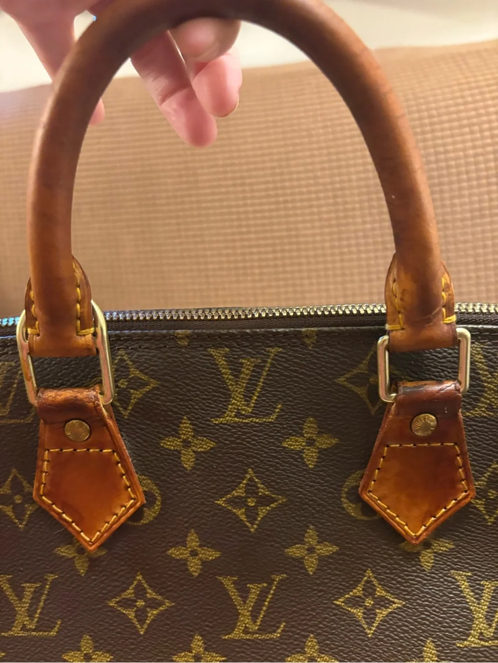 Vintage (2000) Louis Vuitton Monogram Alma  Satchel PM
